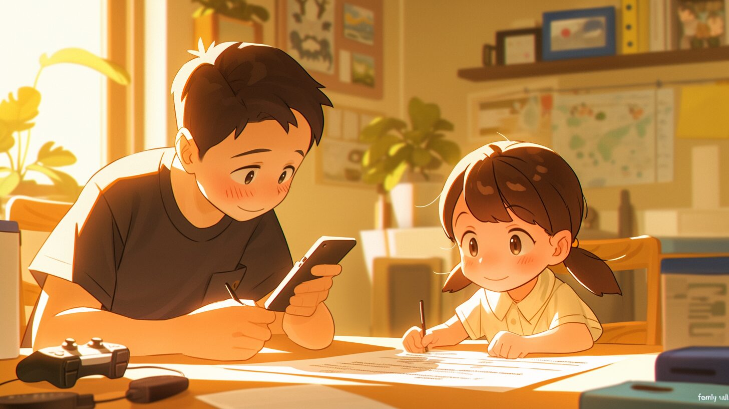 子どものスマホ・ゲーム時間のルール｜親子で話し合う言い方と例文